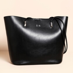 Personalised Black Tote Bag
