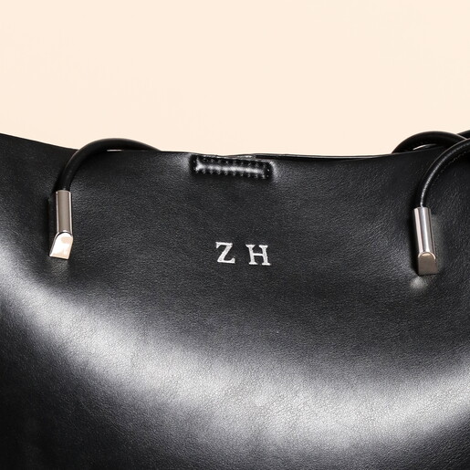 Personalised Black Tote Bag