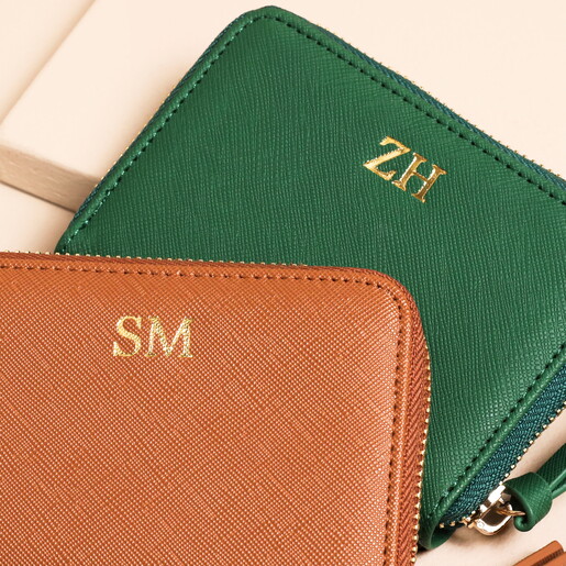 Personalised Zip Around Purse