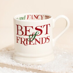 Emma Bridgewater Christmas Toast Best Of Friends 1/2 Pint Mug