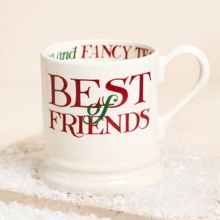 Emma Bridgewater Christmas Toast Best Of Friends 1/2 Pint Mug
