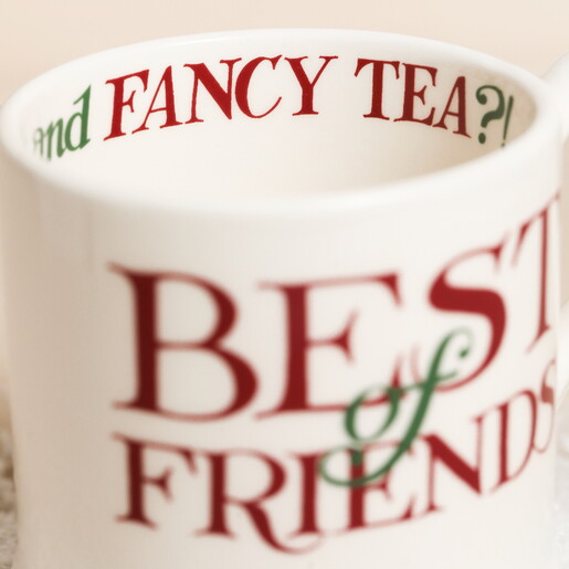 Emma Bridgewater Christmas Toast Best Of Friends 1/2 Pint Mug Emma Bridgewater Christmas Toast Best Of Friends 1/2 Pint Mug