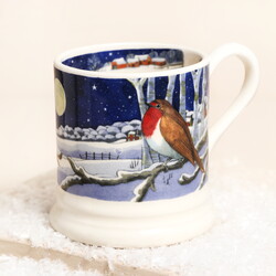 Emma Bridgewater Midnight Robin 1/2 Pint Mug