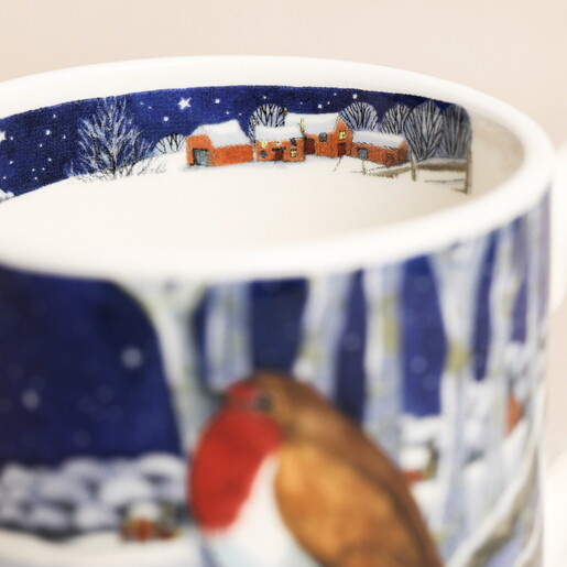 Emma Bridgewater Midnight Robin 1/2 Pint Mug Emma Bridgewater Midnight Robin 1/2 Pint Mug