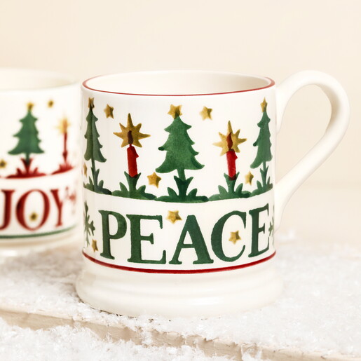Emma Bridgewater Set of 2 Christmas 1/2 Pint Mugs
