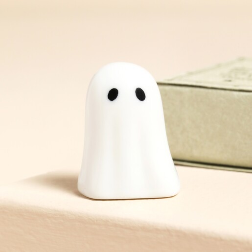 East of India Ghost Hugs Ceramic Matchbox Token