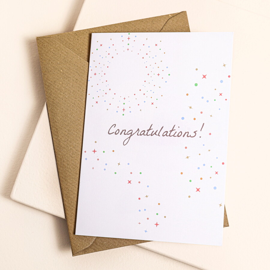 Congratulations Greetings Card | Lisa Angel