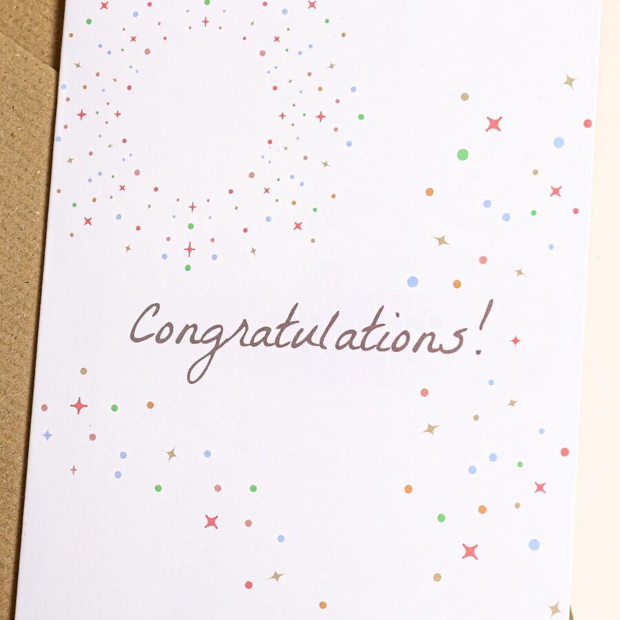 Congratulations Greetings Card | Lisa Angel