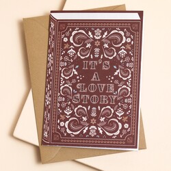 Love Story Greetings Card