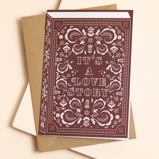 Love Story Greetings Card