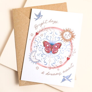 Sundaze 'Dreams Await' Greetings Card
