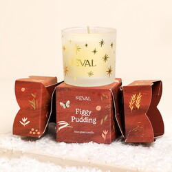 St Eval Figgy Pudding Candle Christmas Cracker