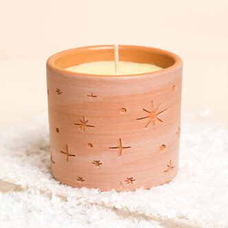 St Eval Orange & Cinnamon Star Gazy Pot Candle