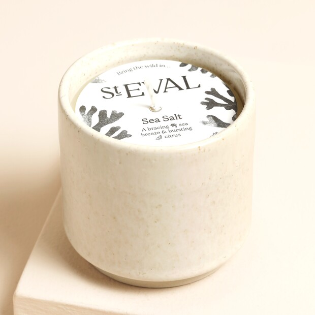 St Eval Sea Salt Sand Dune Pot Candle 