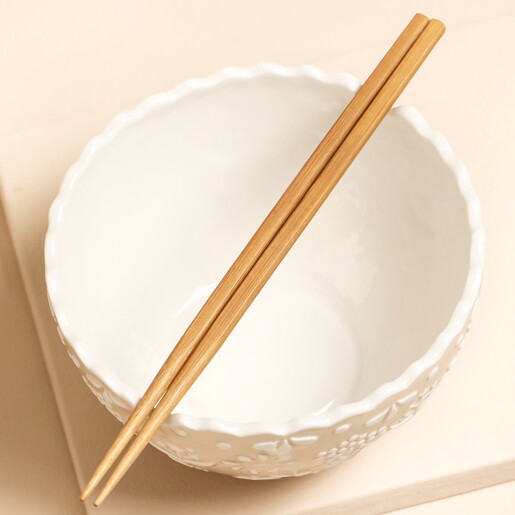 chopstick and ramen bowl