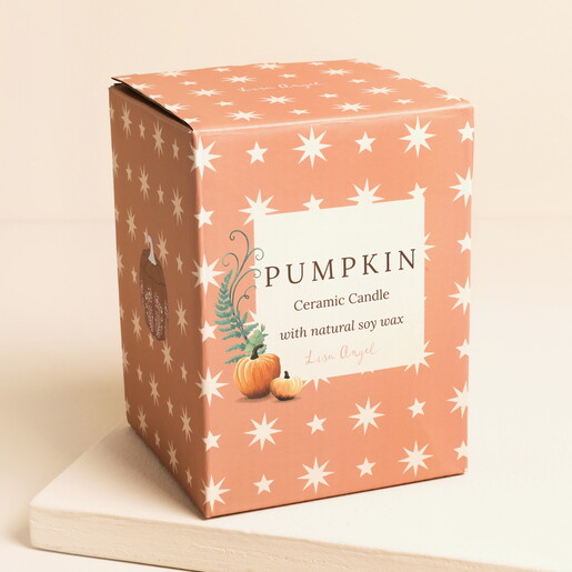 Pumpkin Ceramic Candle
