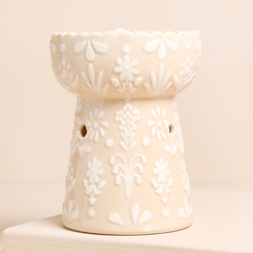 back of ceramic burner