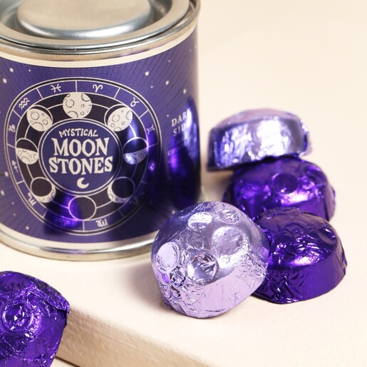 The Chocolate Gift Co. Moon Stones Vanilla Truffles with wrapped chocolates