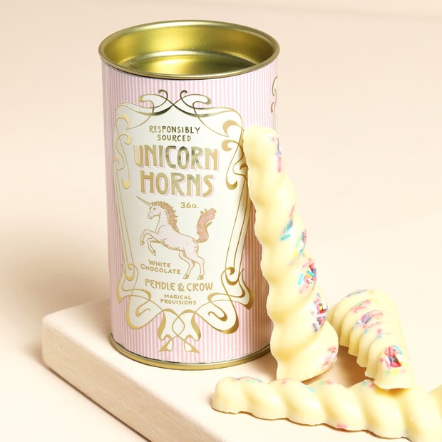 The Chocolate Gift Co. White Chocolate Unicorn Horns