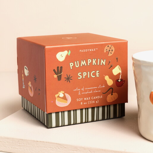 Paddywax Bistro Pumpkin Spice Ceramic Candle