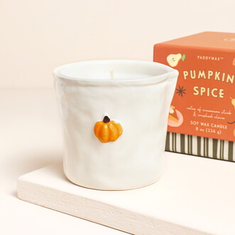Paddywax Bistro Pumpkin Spice Ceramic Candle