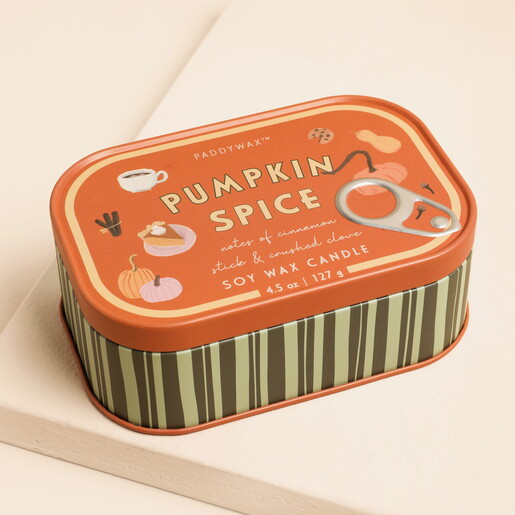 Paddywax Bistro Pumpkin Spice Tin Candle
