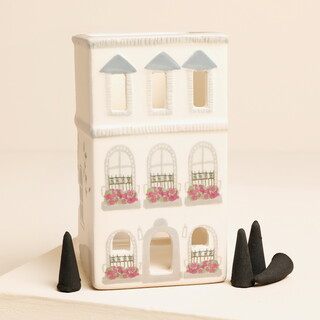 Paddywax Parisian Townhouse Style Incense and Tea Light Holder