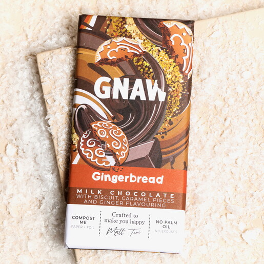 Gnaw Gingerbread Milk Chocolate Bar