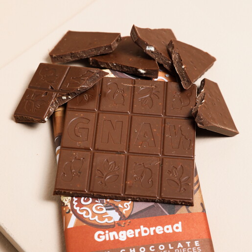 Gnaw Gingerbread Milk Chocolate Bar