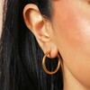 Stainless Steel Small Thin Hoops in Gold