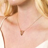 Sterling Silver Looped Large Heart Necklace in GoldSterling Silver Looped Large Heart Necklace in Gold