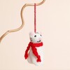 Festive Felt Cat Hanging Decoration
