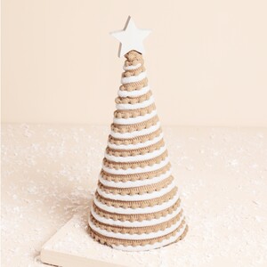 Large Frosted Gingerbread Christmas Tree Decoration