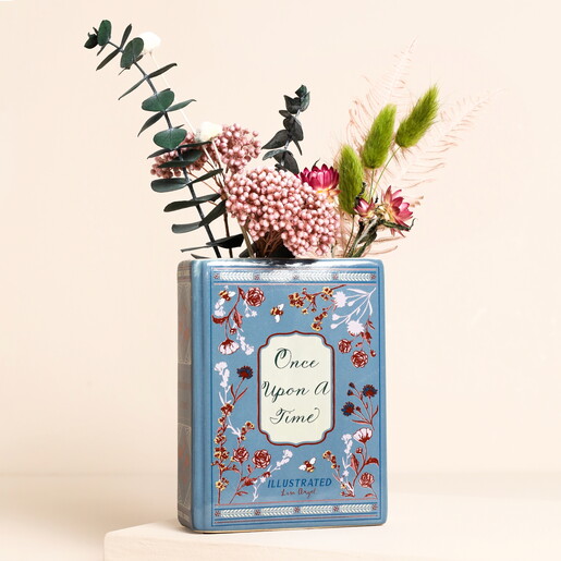 Once Upon A Time Mini Ceramic Book Vase