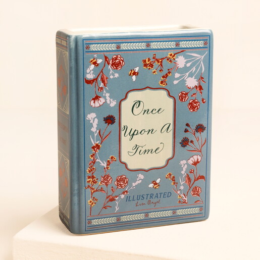 Once Upon A Time Mini Ceramic Book Vase
