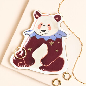 Spirit Animal Panda Ceramic Trinket Dish