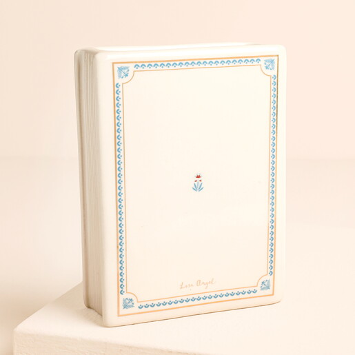 Tale As Old As Time Mini Ceramic Book Vase