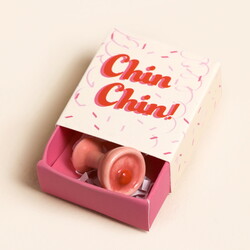 Tiny Matchbox Ceramic Martini Token