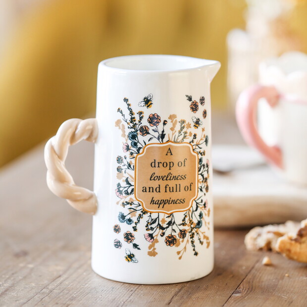 Ceramic Drop Of Loveliness Jug
