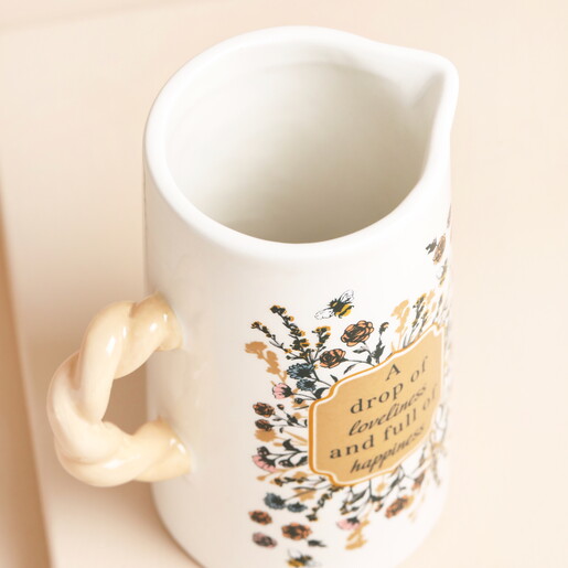 pouring spout of ceramic jug