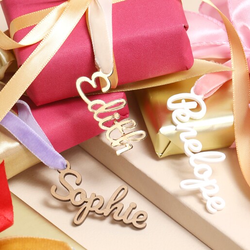 Personalised Set of 3 Name Gift Tags