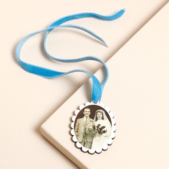 Personalised Photo Wedding Bouquet Token