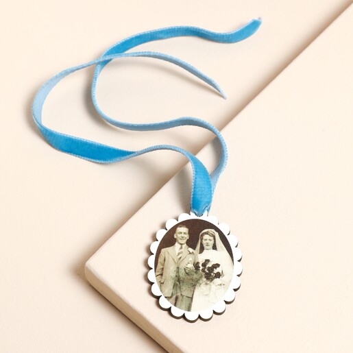 Personalised Photo Wedding Bouquet Token