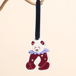 Wooden Panda Spirit Animal Hanging Decoration
