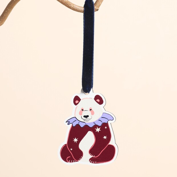 Wooden Panda Spirit Animal Hanging Decoration Wooden Panda Spirit Animal Hanging Decoration