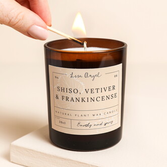 Shiso, Vetiver and Frankincense Jar Candle