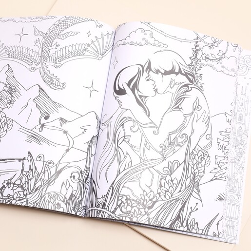 The Romantasy Colouring Book