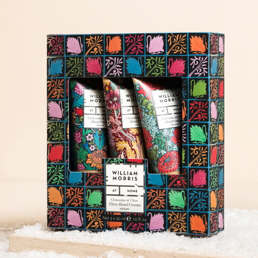 Heathcote & Ivory William Morris Clementine & Clove Hand Cream Trio in Box