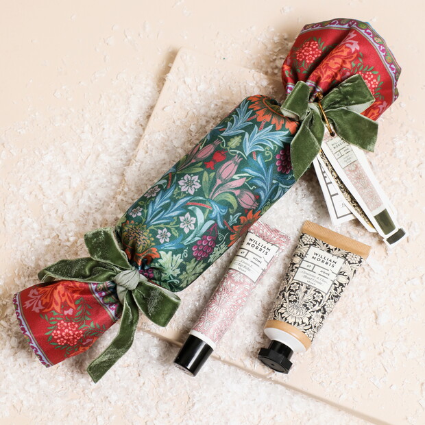 Heathcote & Ivory Use & Reuse Fabric Cracker Hand & Lip Gift Set