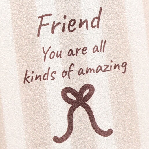 Striped Friend Compact Mirror